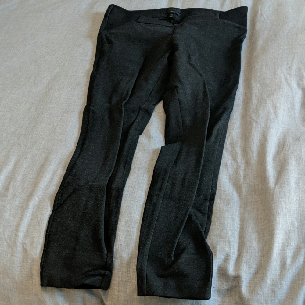 Grey JCrew pixie maternity pants